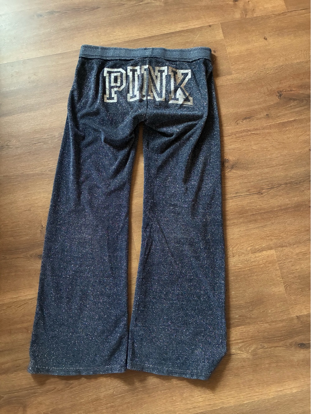 💘VTG PINK Victoria's Secret Navy Metallic Sparkle Flip Sequin Heart Arrow💘 - Picture 4 of 16